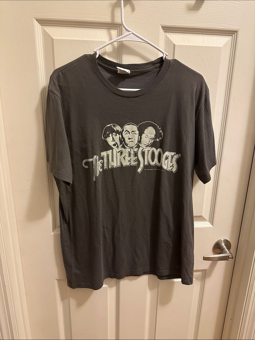 Quail Hollow Branded Tee in Charcoal - The Three Stooges